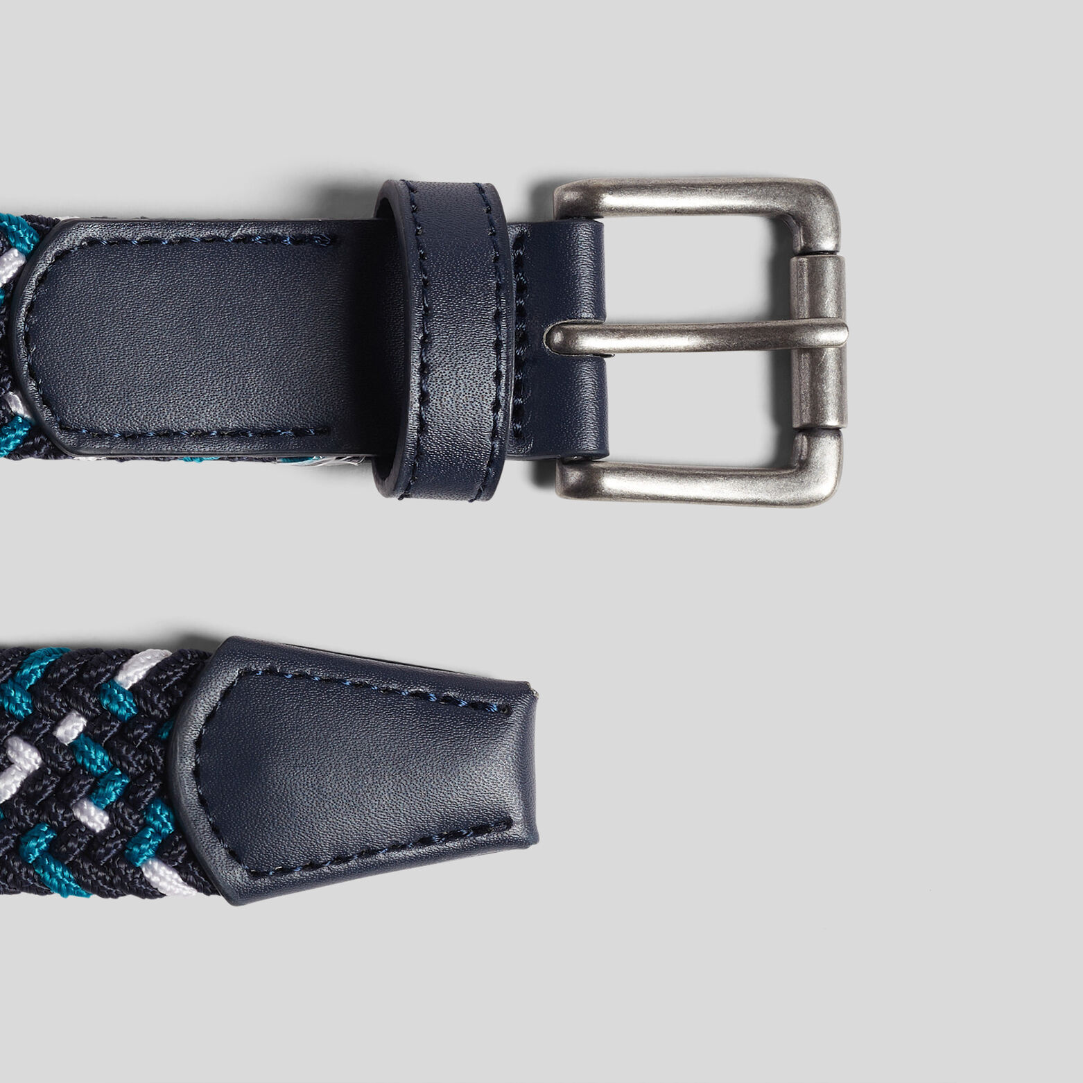Ceinture homme élastiquée tricolore