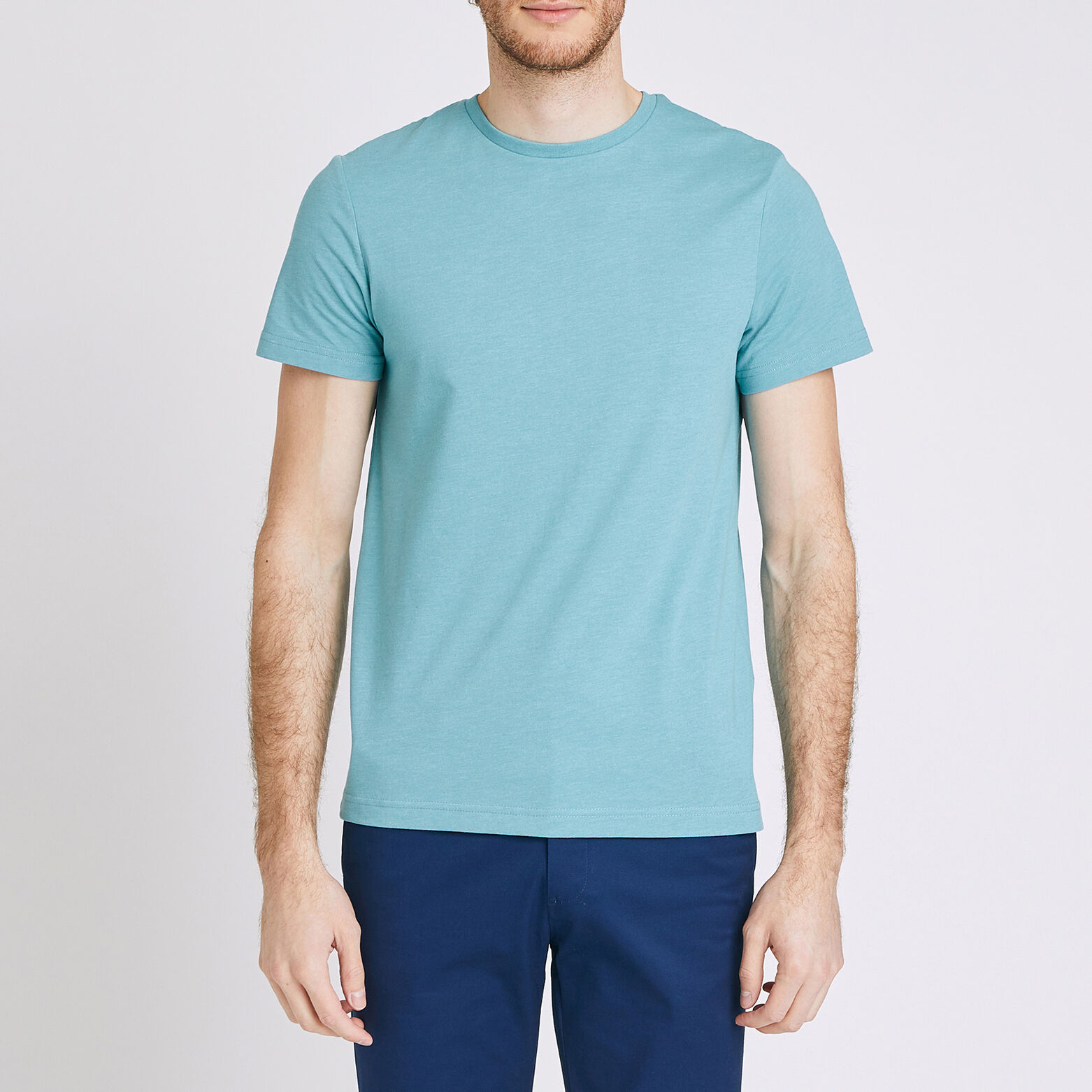Tee-shirt uni col rond