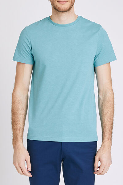 Tee-shirt uni col rond