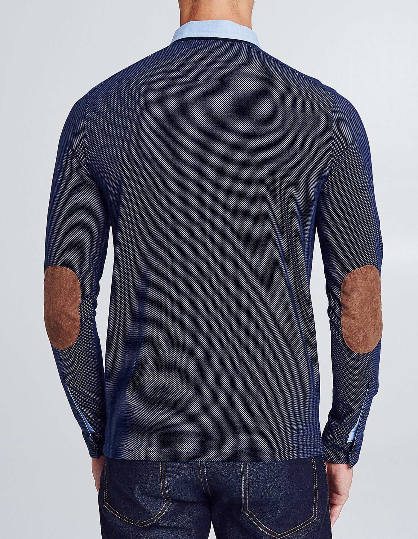 Polo manche longue col chemise