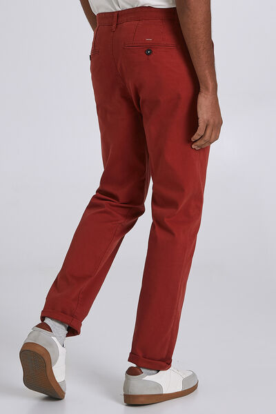 Pantalon chino droit canvas