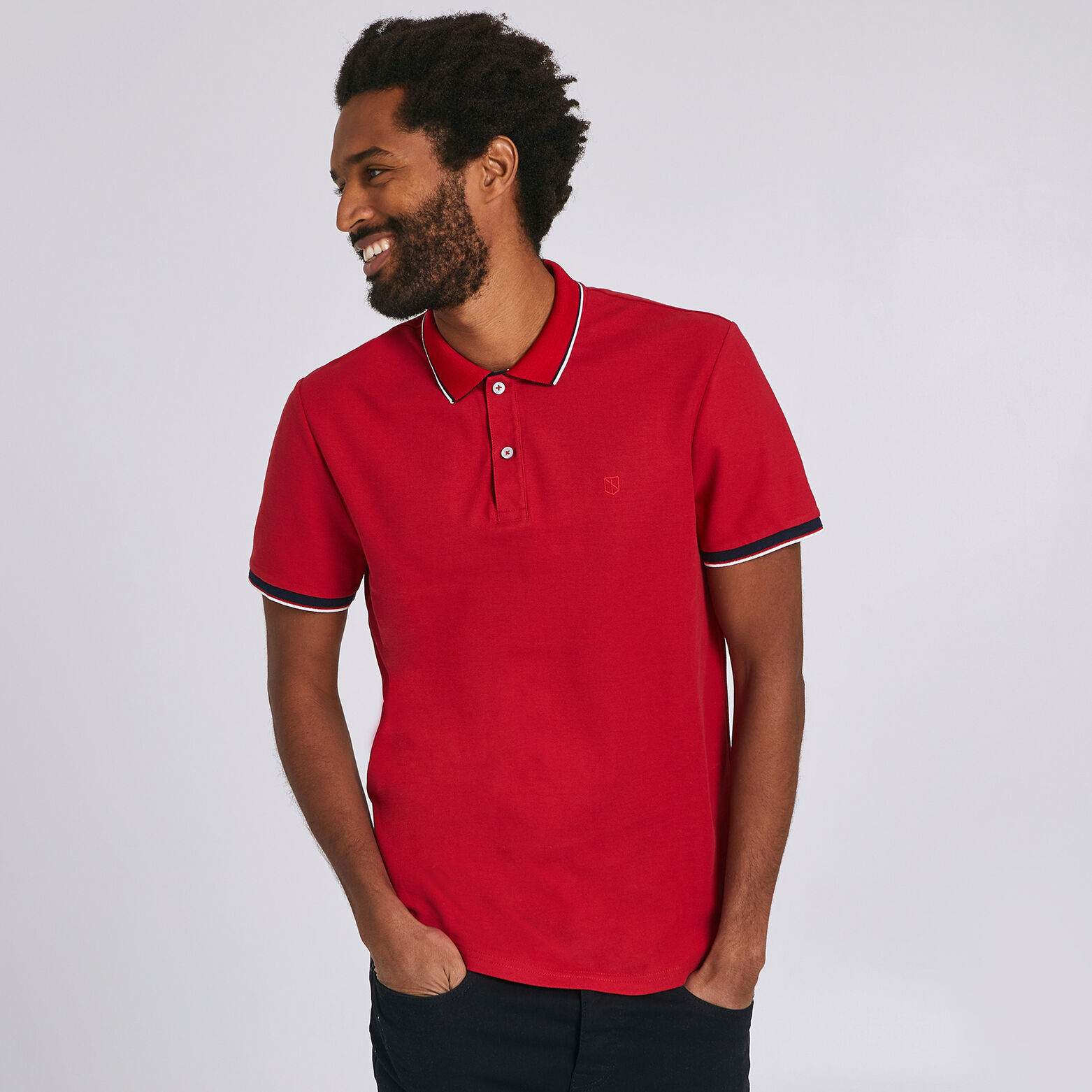 Polo manches courtes regular uni