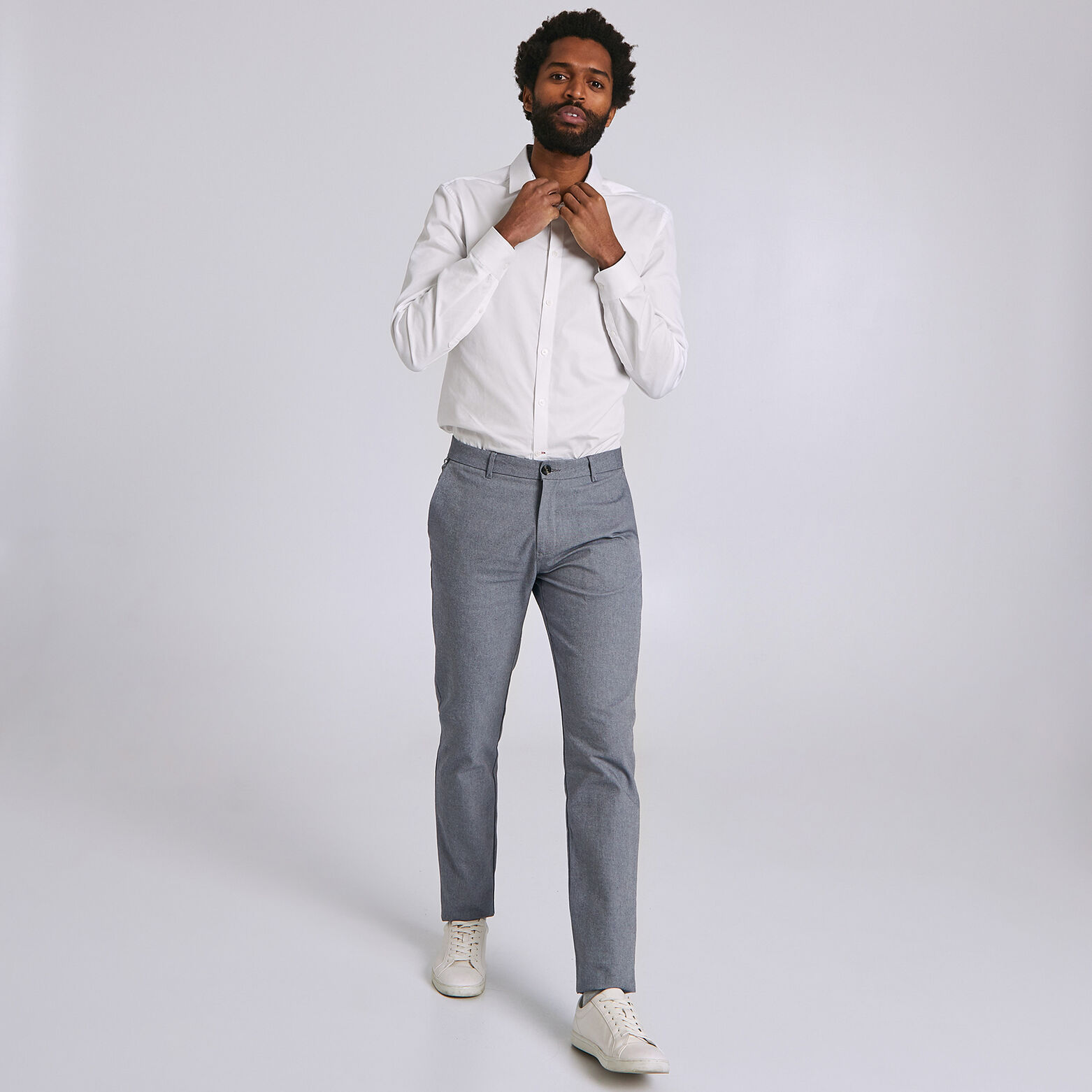 Pantalon chino slim #Simon
