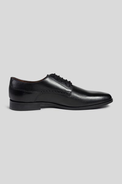 Chaussures de costume en cuir lisse