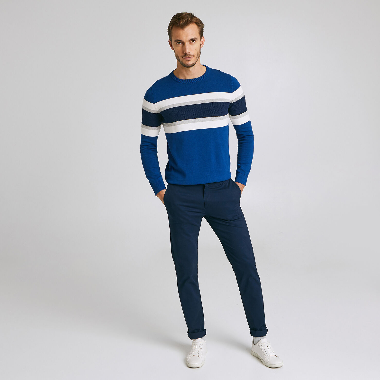 Pantalon chino slim sasha