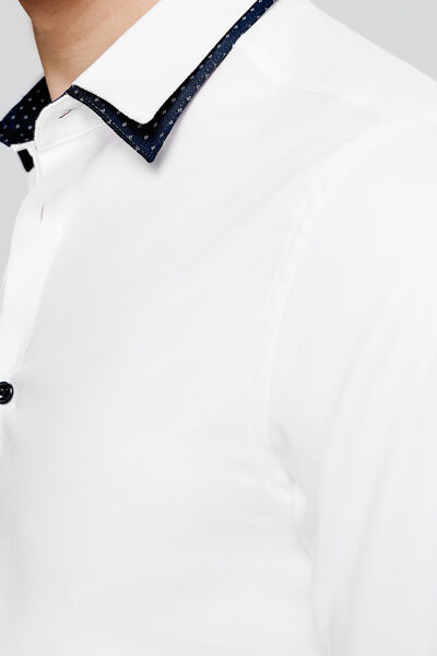 Chemise slim double col