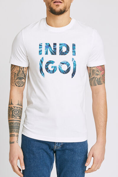 Tee shirt manches courtes message INDI(GO)