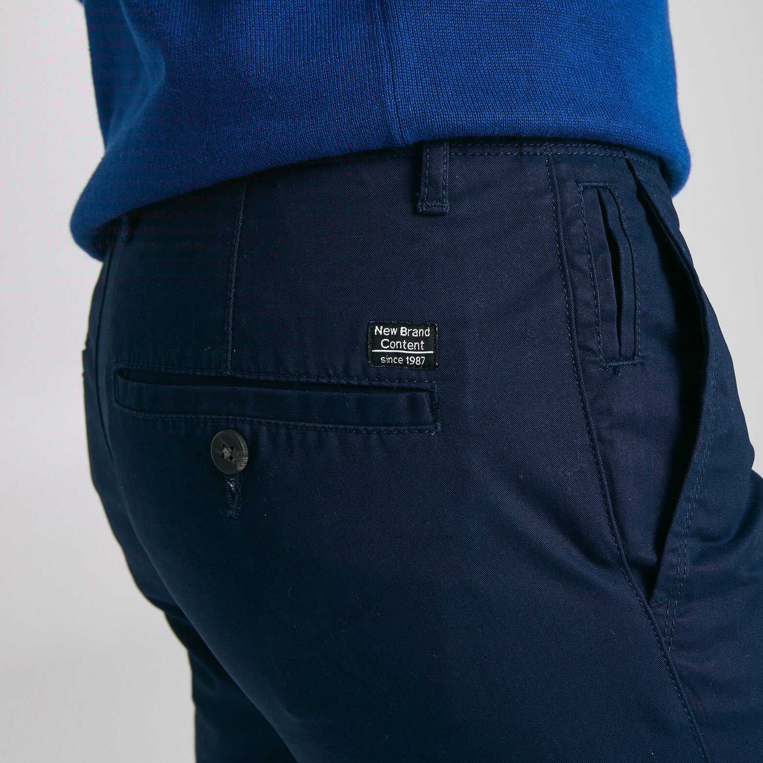 Pantalon chino slim sasha