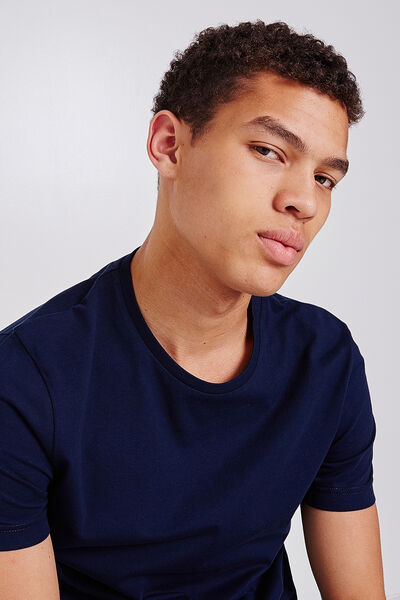 Tee-shirt uni col rond