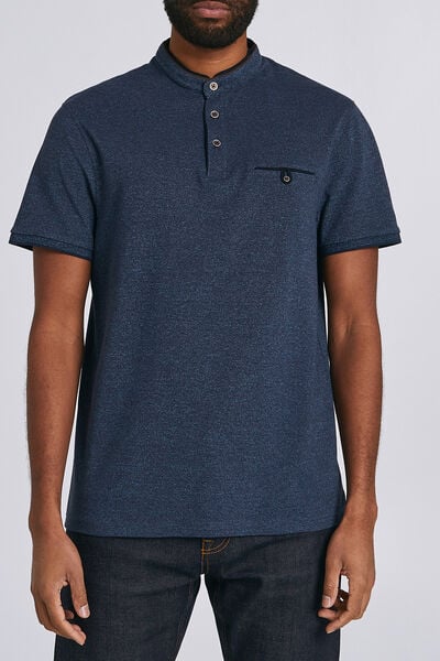 Polo manche courte col officier