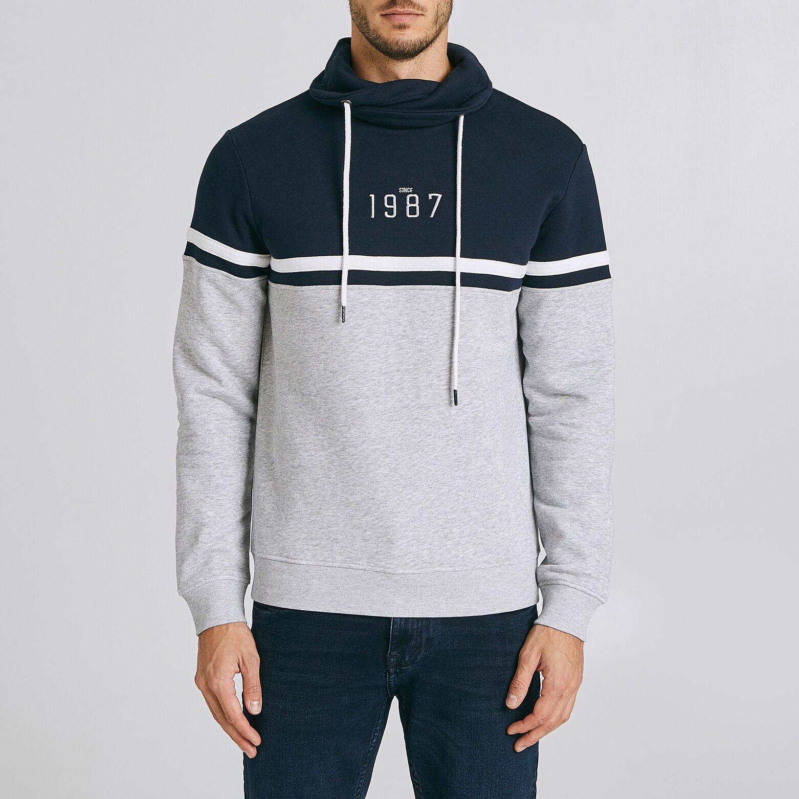 Sweat color block col snood