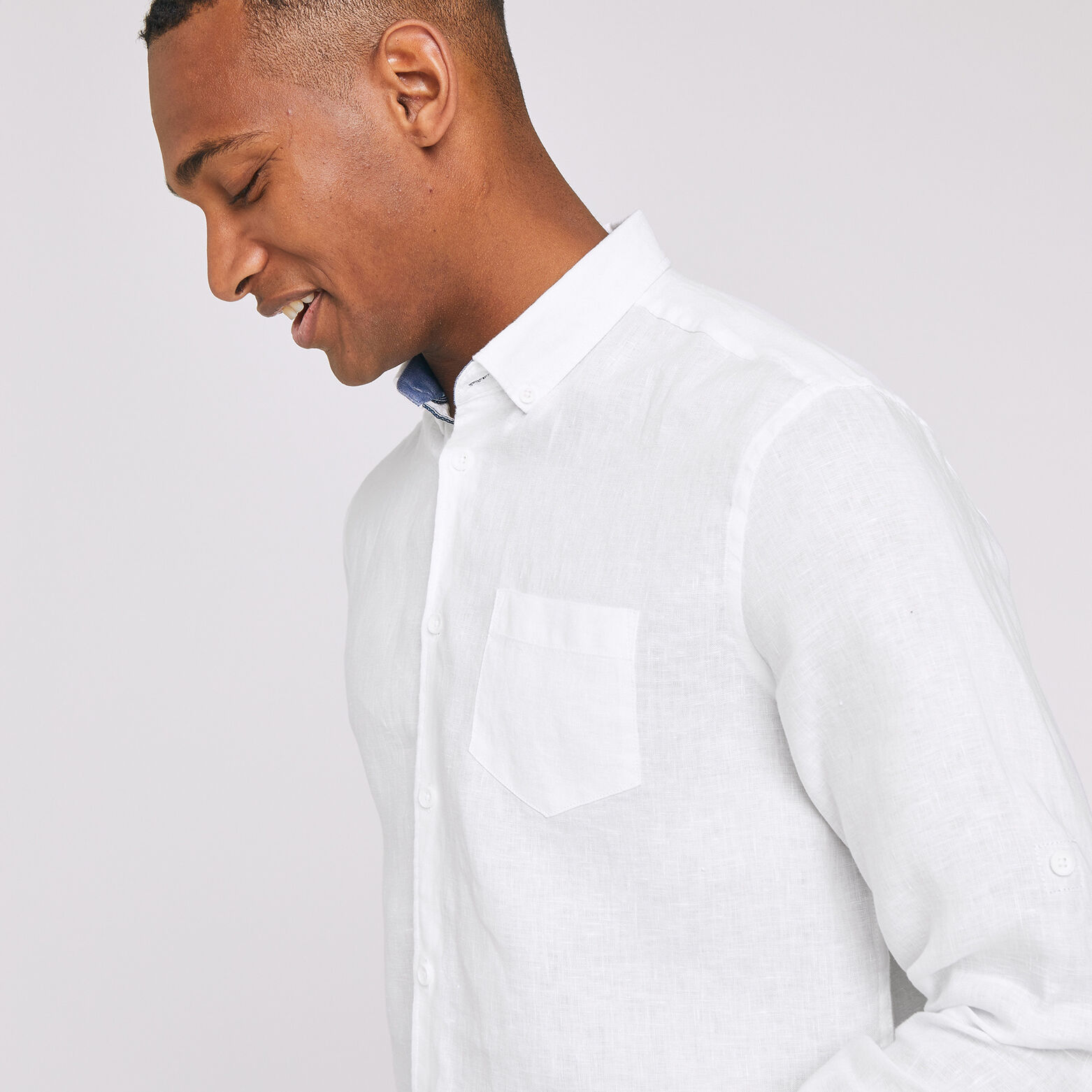 Chemise regular lin