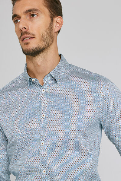 Chemise imprimée coupe ajustée