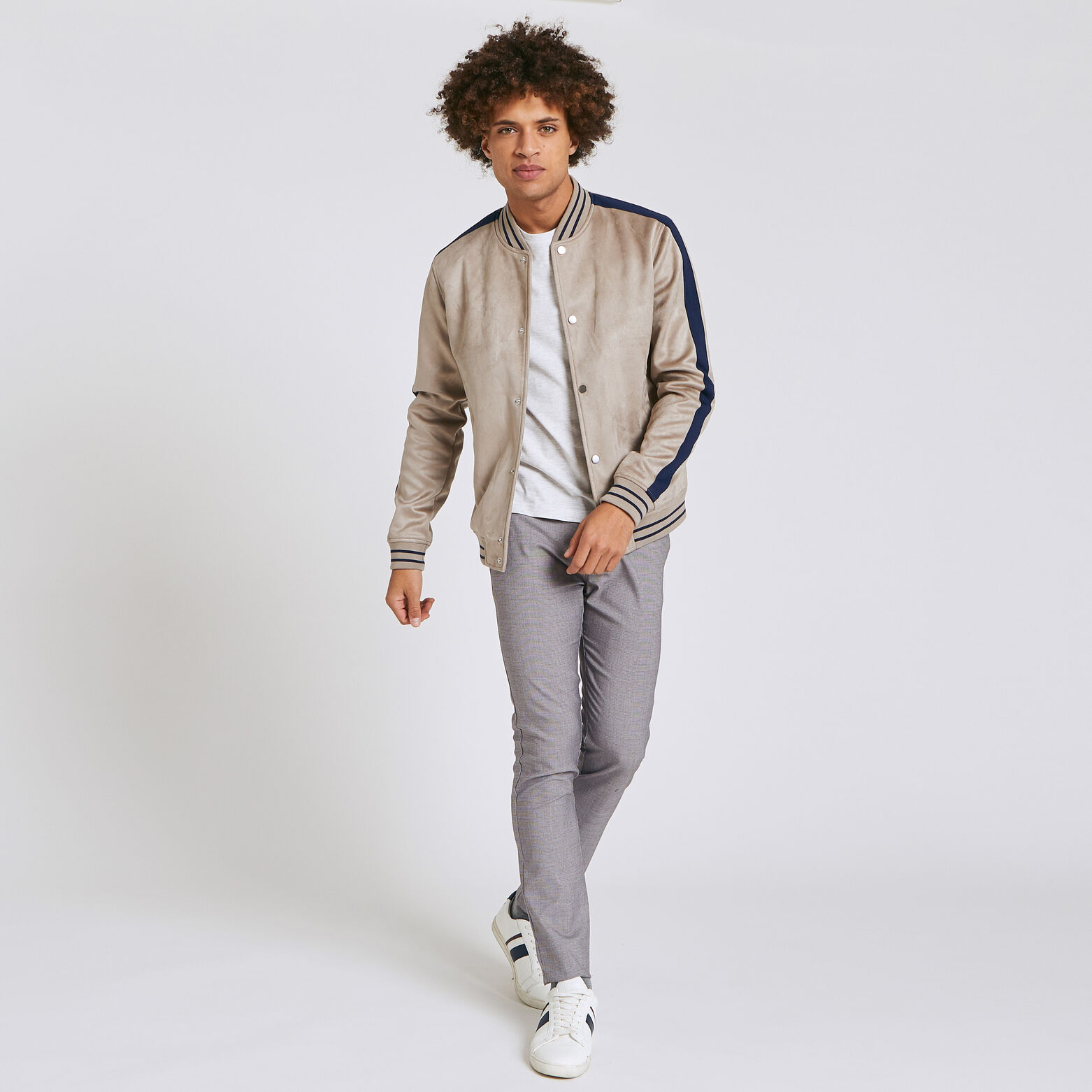Pantalon slim pied de puce