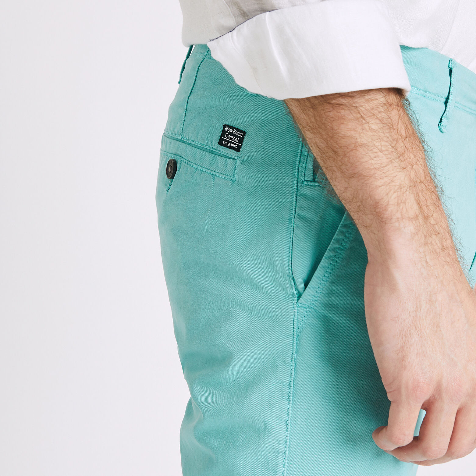 Pantalon chino slim sasha