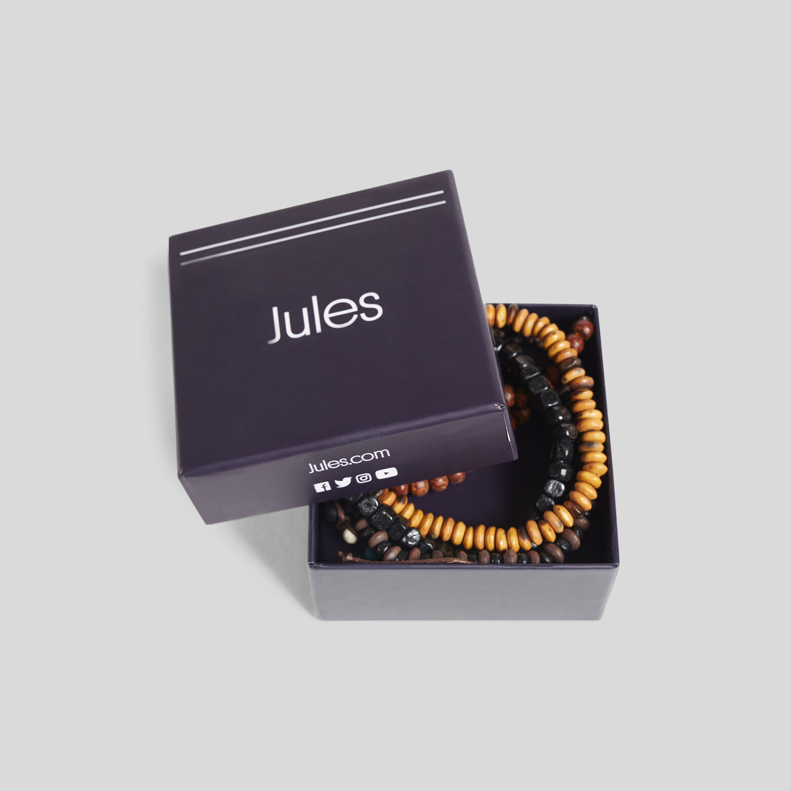 Lot de 5 bracelets en perles
