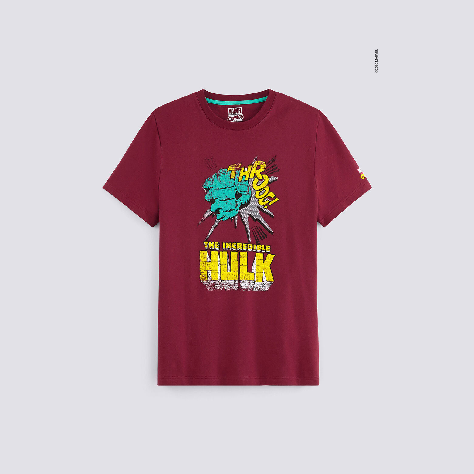 Tee shirt imprimé licence MARVEL HULK