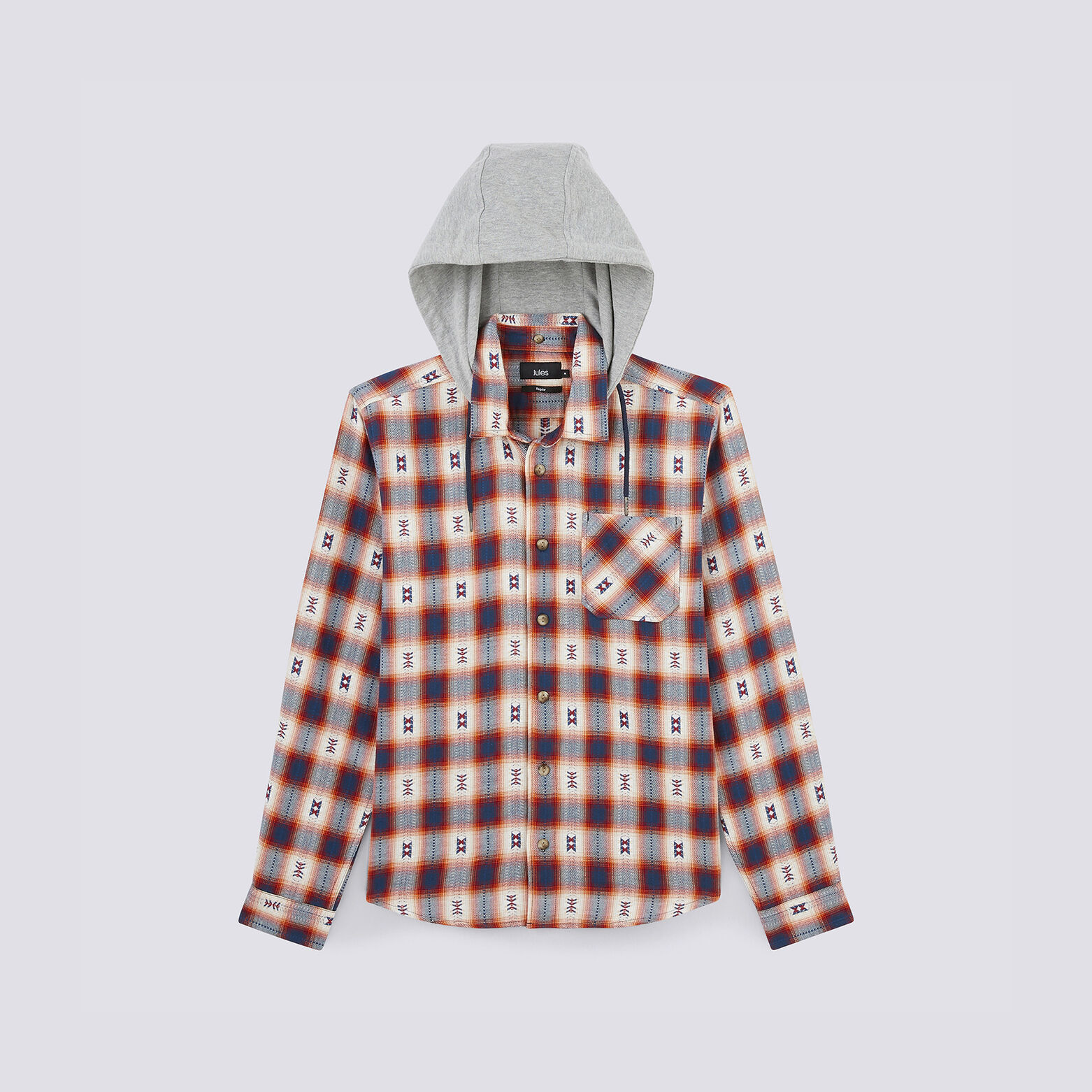 Chemise à carreaux regular