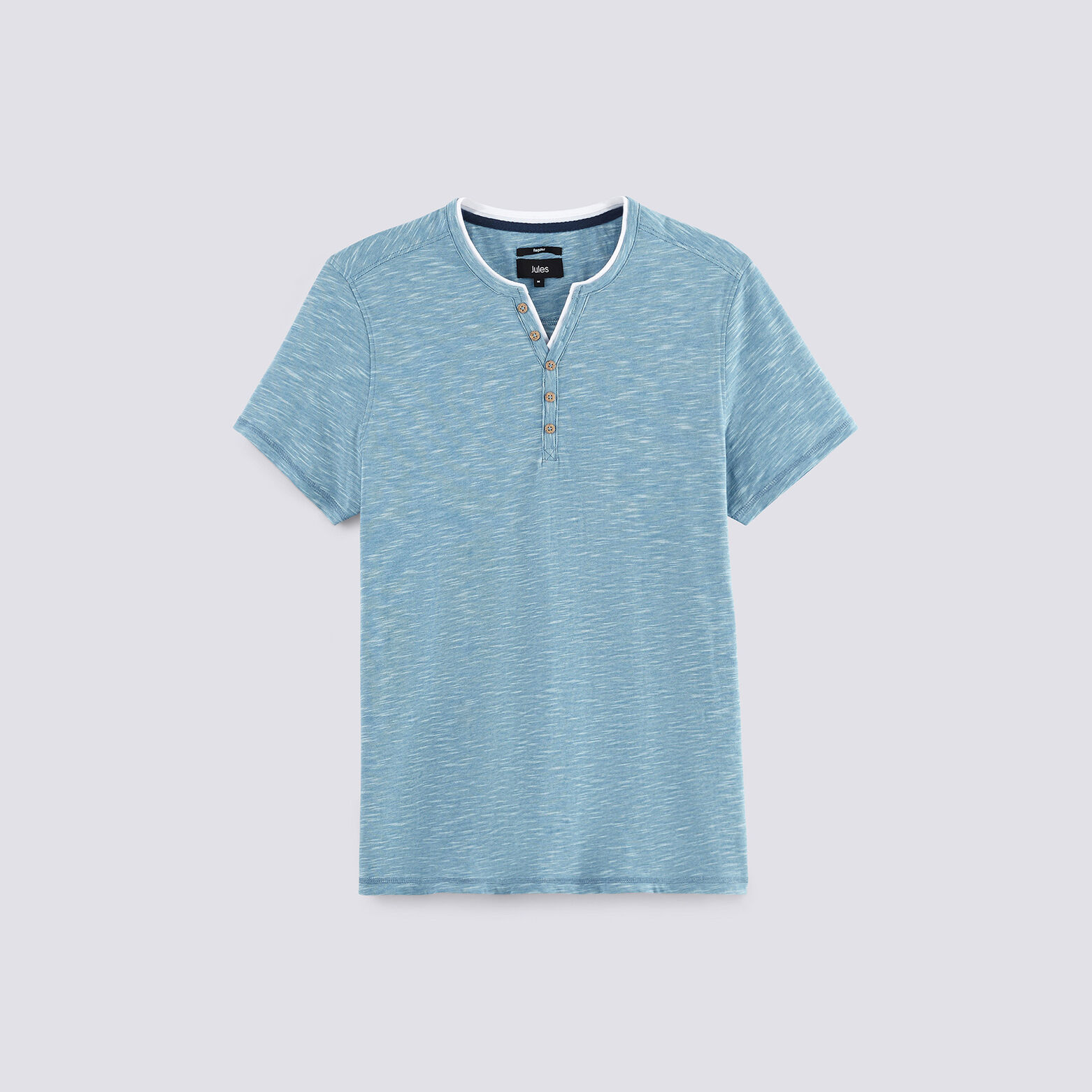T-shirt col tunisien