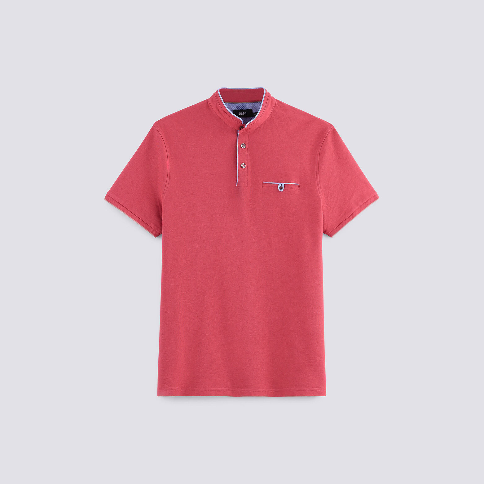 Polo manche courte col officier