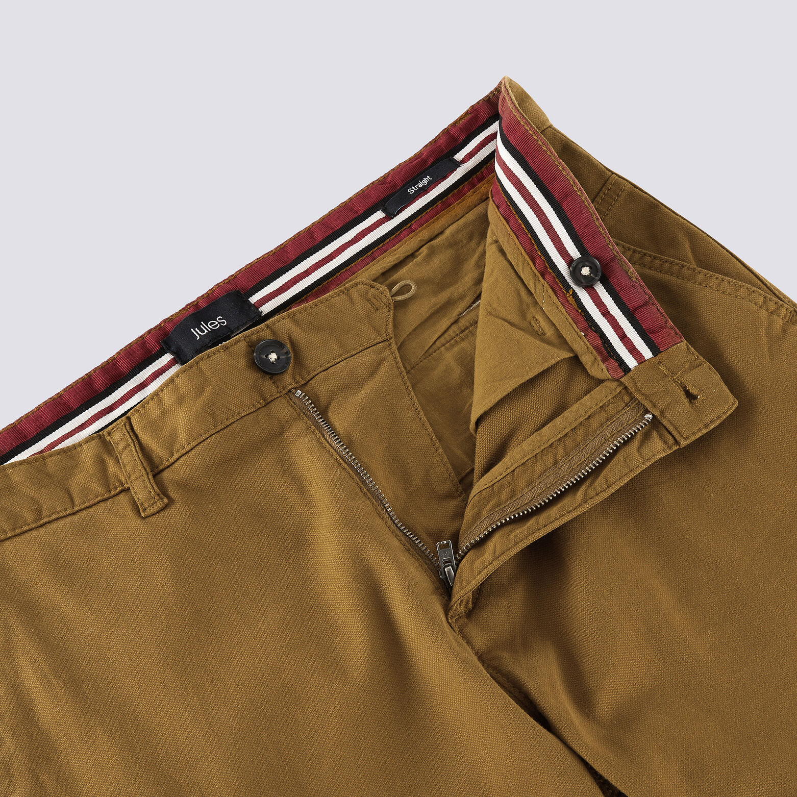 Pantalon chino droit canvas