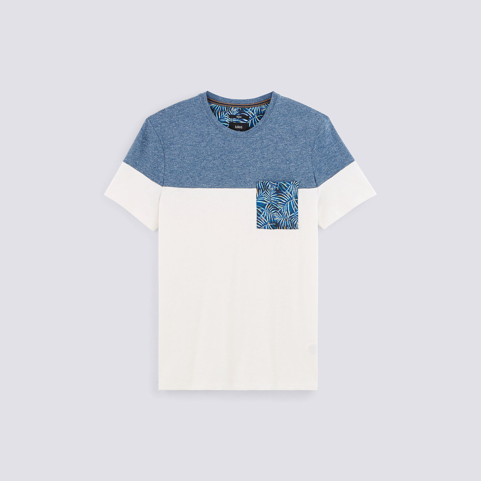 Tee shirt colorblock avec poche JUNGLE