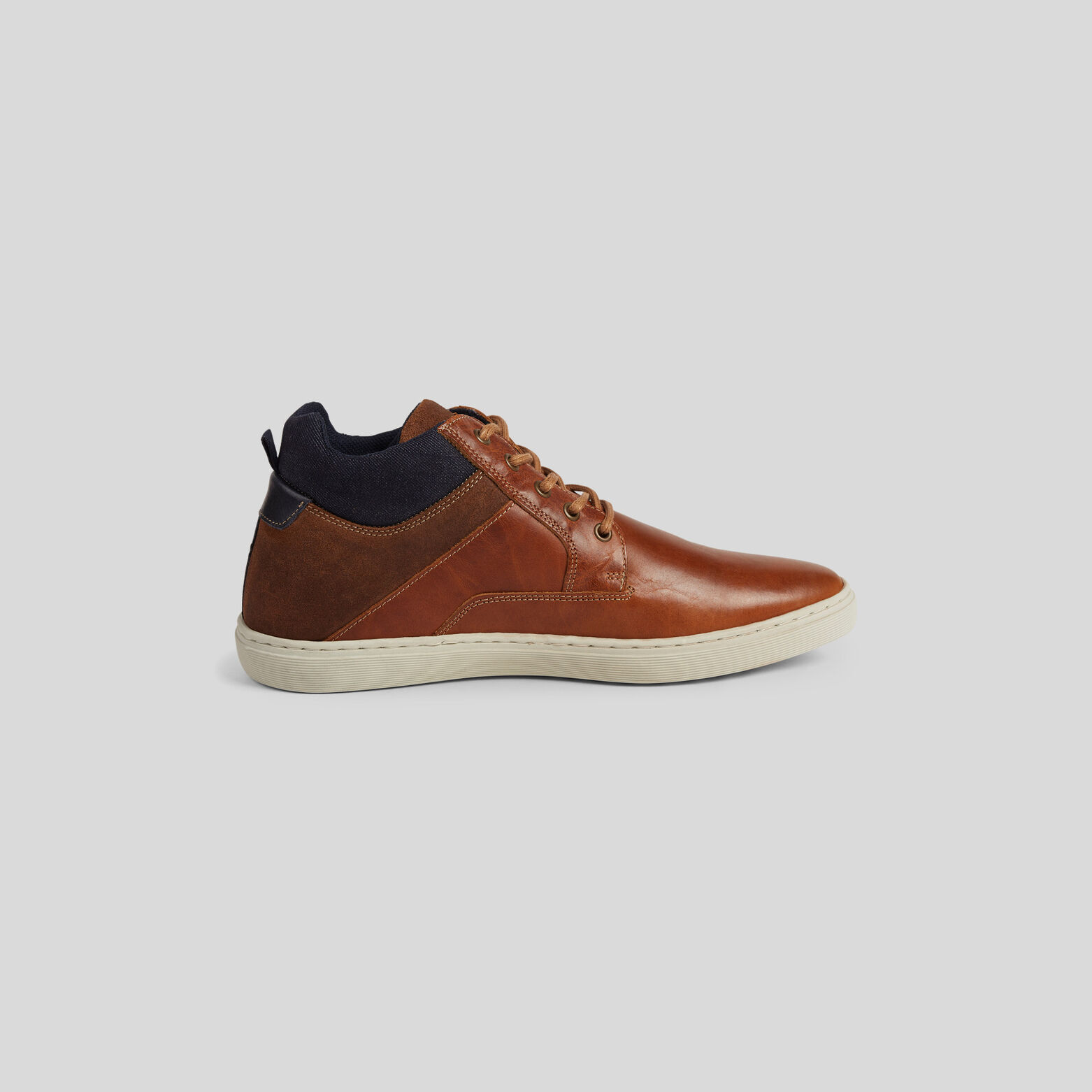 Baskets montantes en cuir