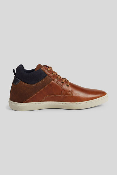 Baskets montantes en cuir