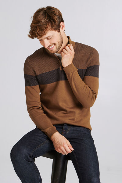 PULL COL MONTANT EFFET BITON