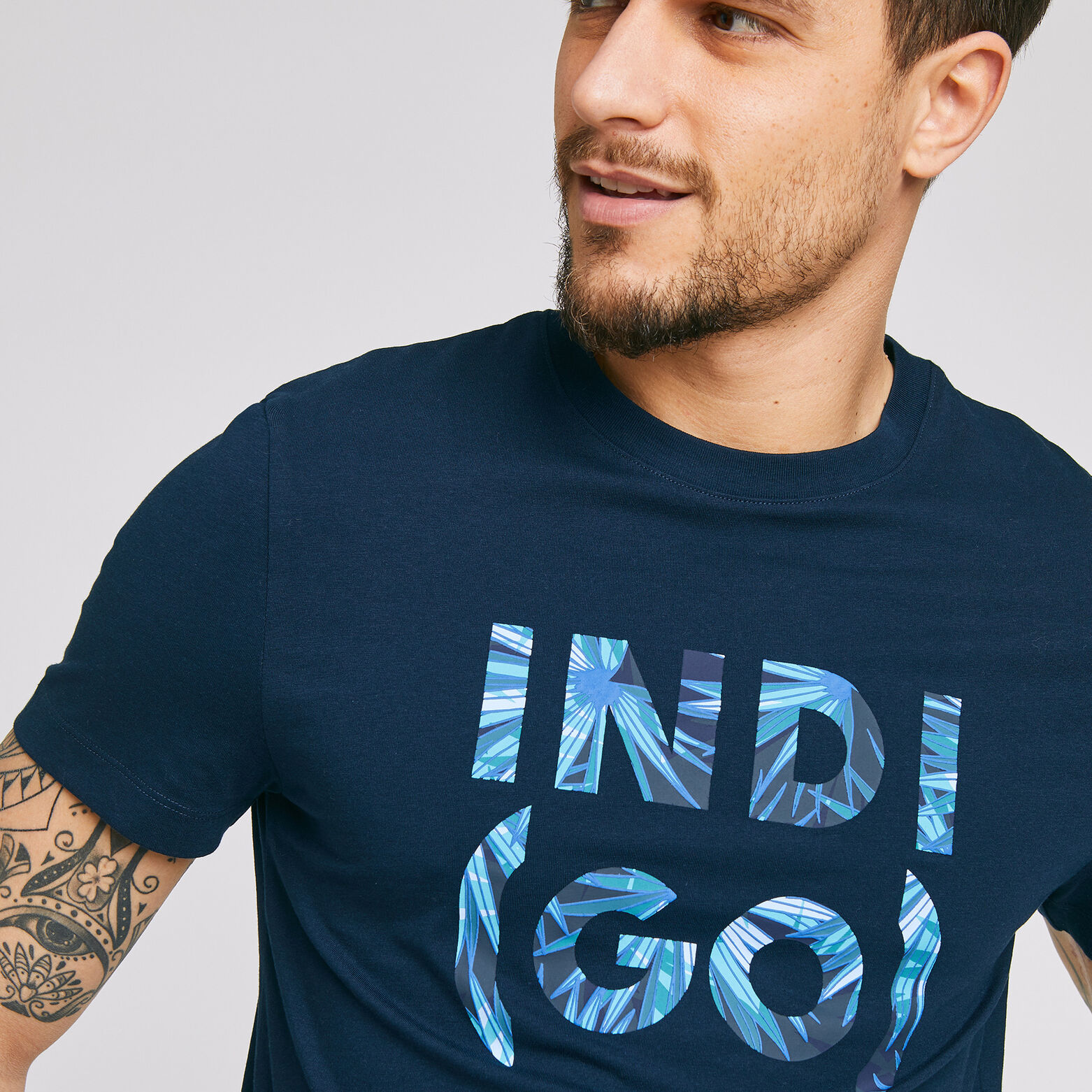Tee shirt manches courtes message INDI(GO)