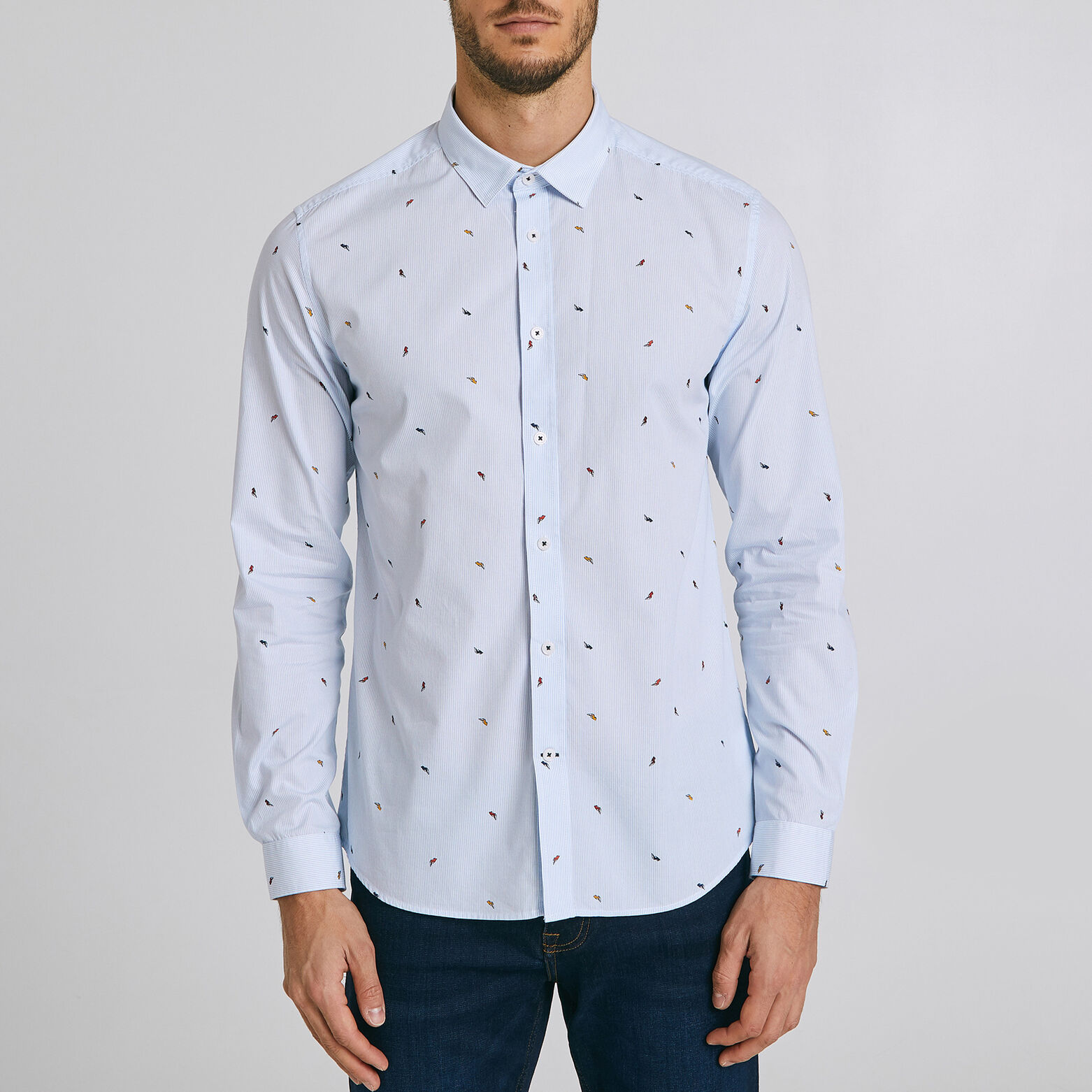 Chemise imprimée coupe slim
