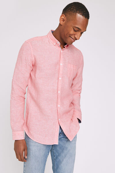 Chemise regular lin