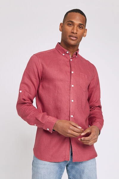 Chemise regular lin