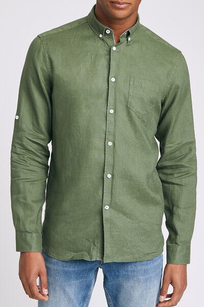 Chemise regular lin
