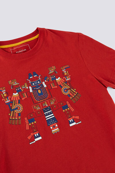 Tee shirt col rond AZTEQUE