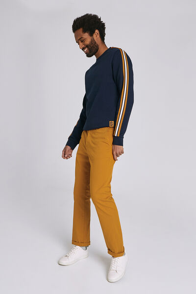 Pantalon chino droit canvas