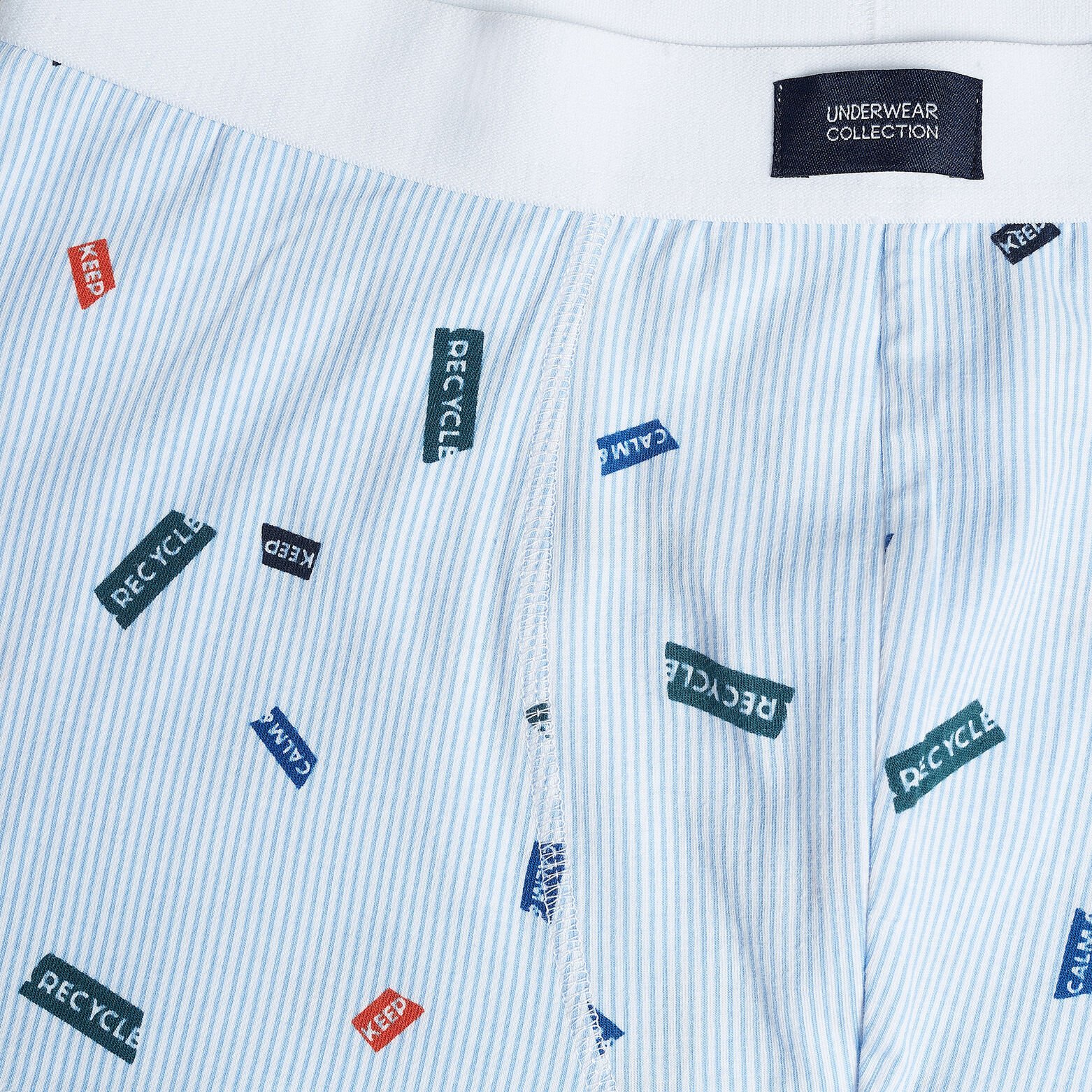 Boxer unitaire homme imprimé mots