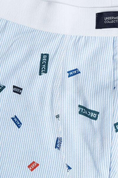 Boxer unitaire homme imprimé mots
