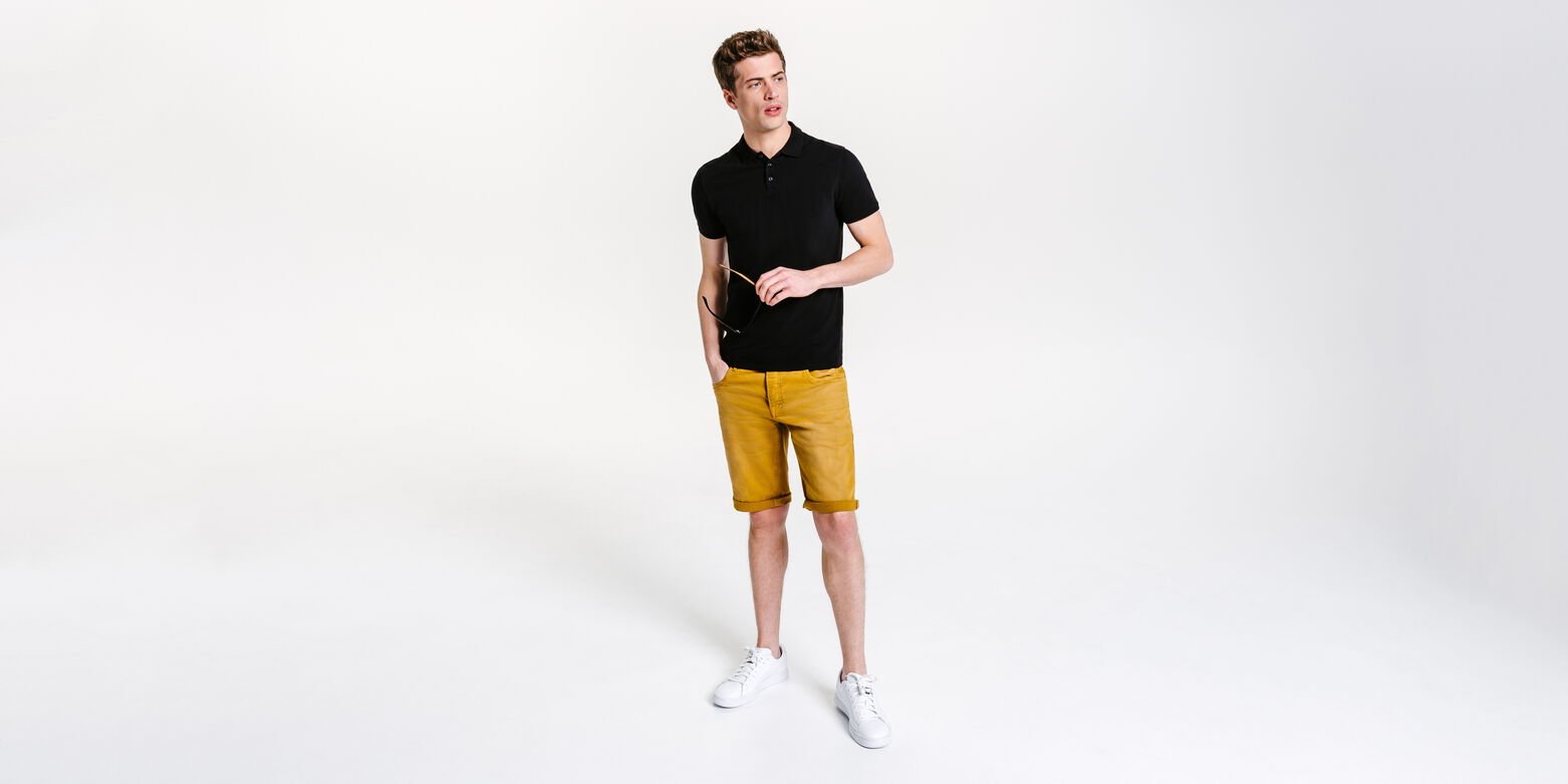 Polo manches courtes uni