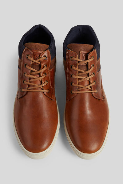 Baskets montantes en cuir