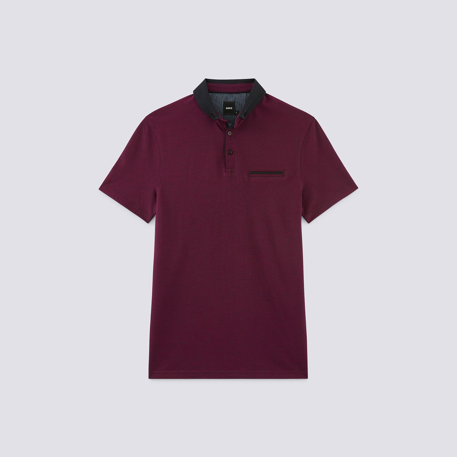 Polo manche courte col habillé