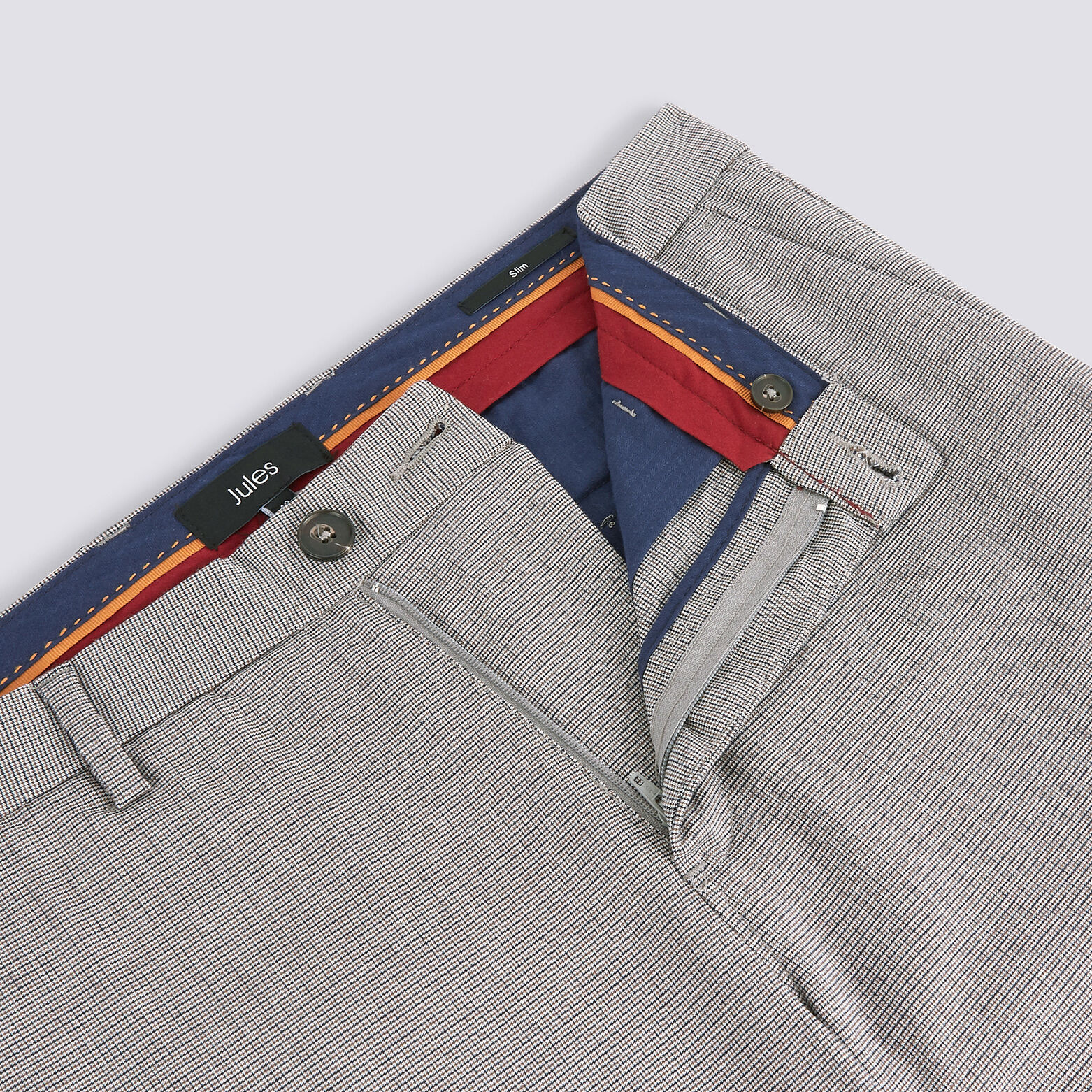 Pantalon slim pied de puce