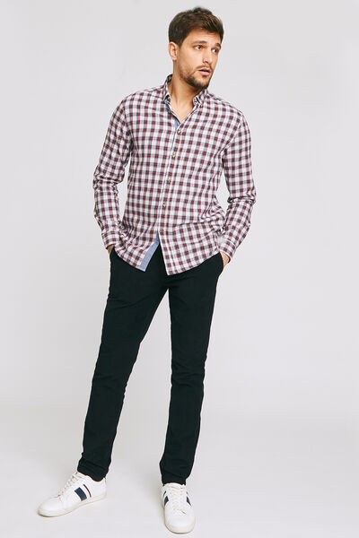 Chino coupe slim en velours