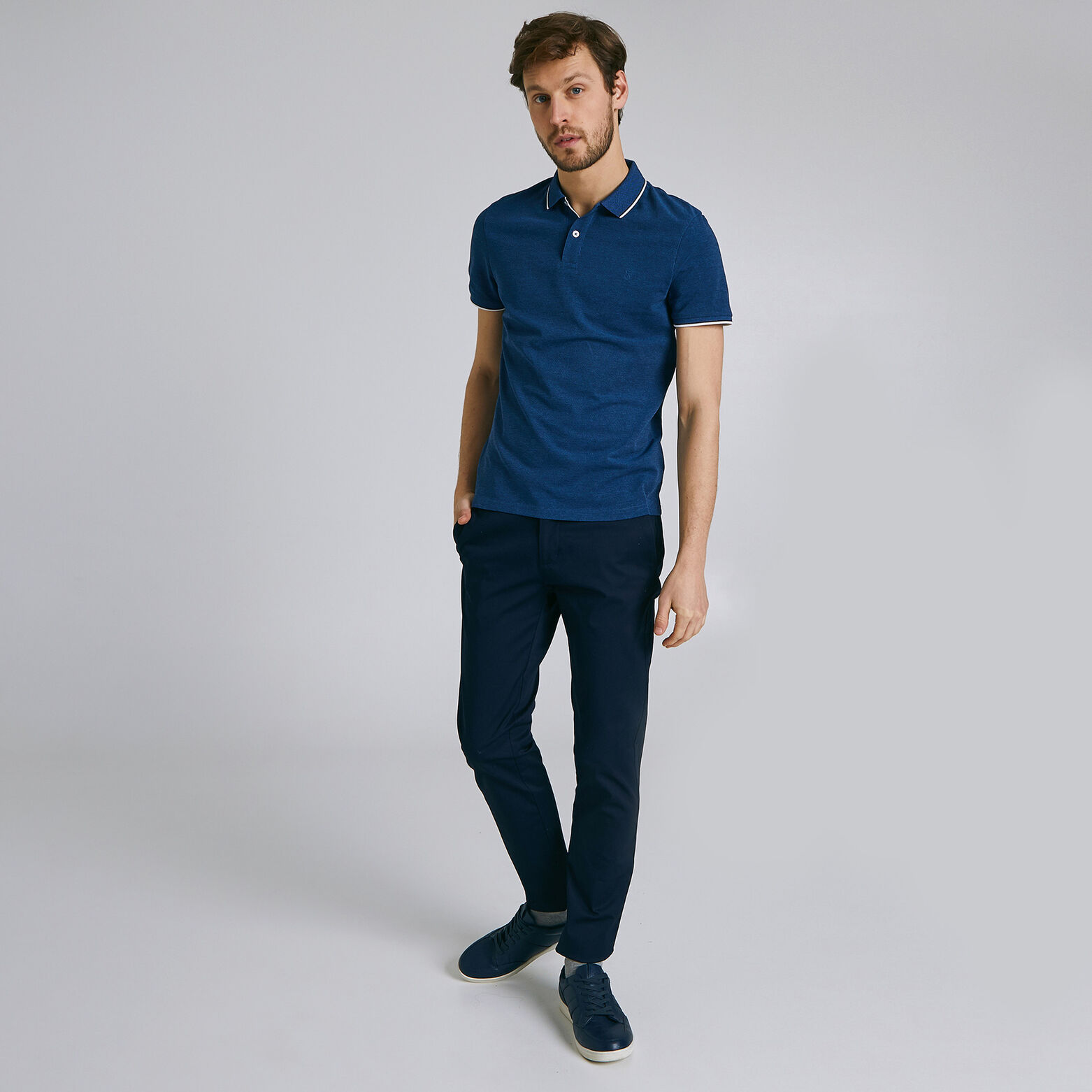 Polo manches courtes regular uni