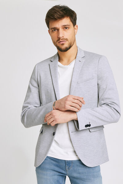 Veste slim en maille légère