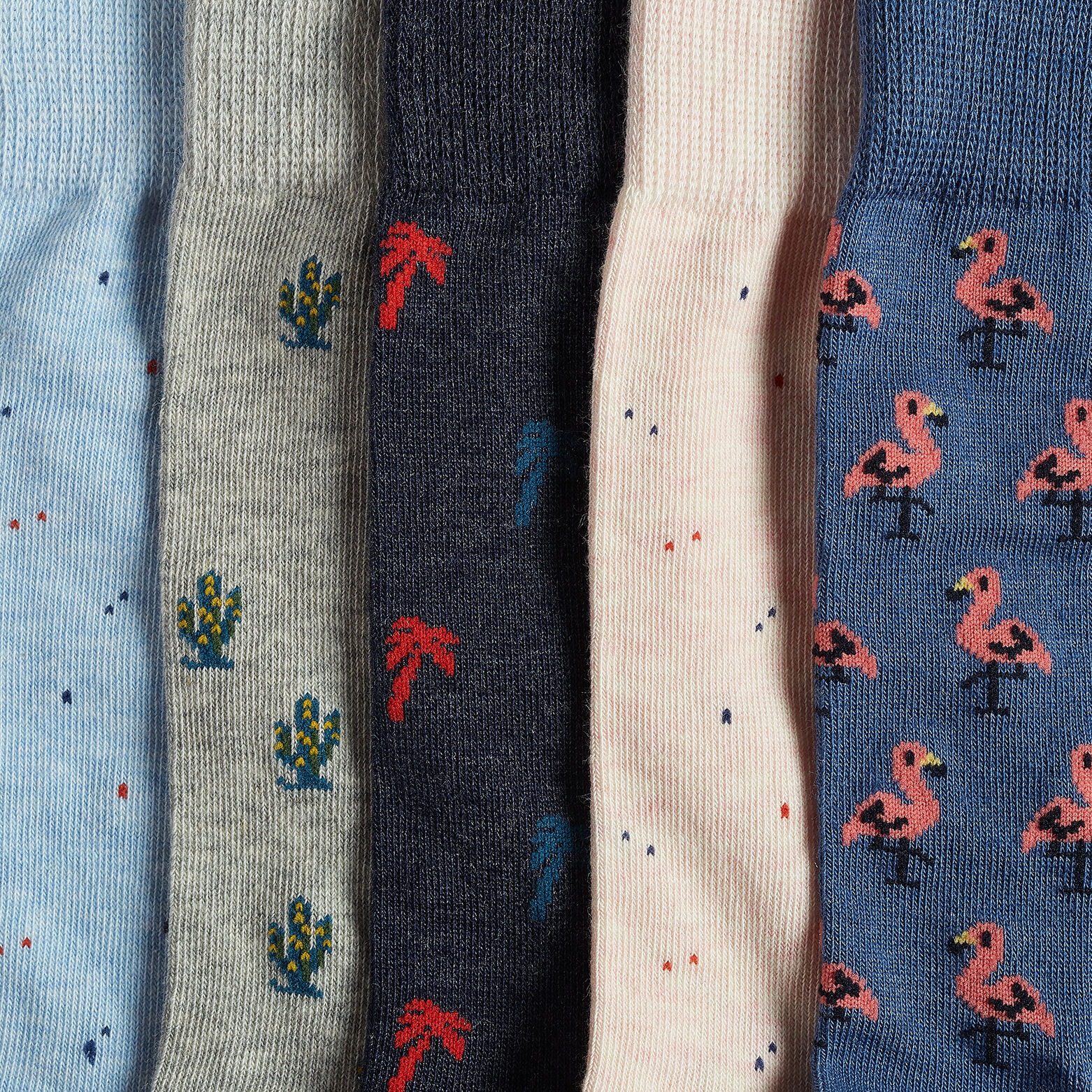 Chaussettes fantaisie par lot de 5