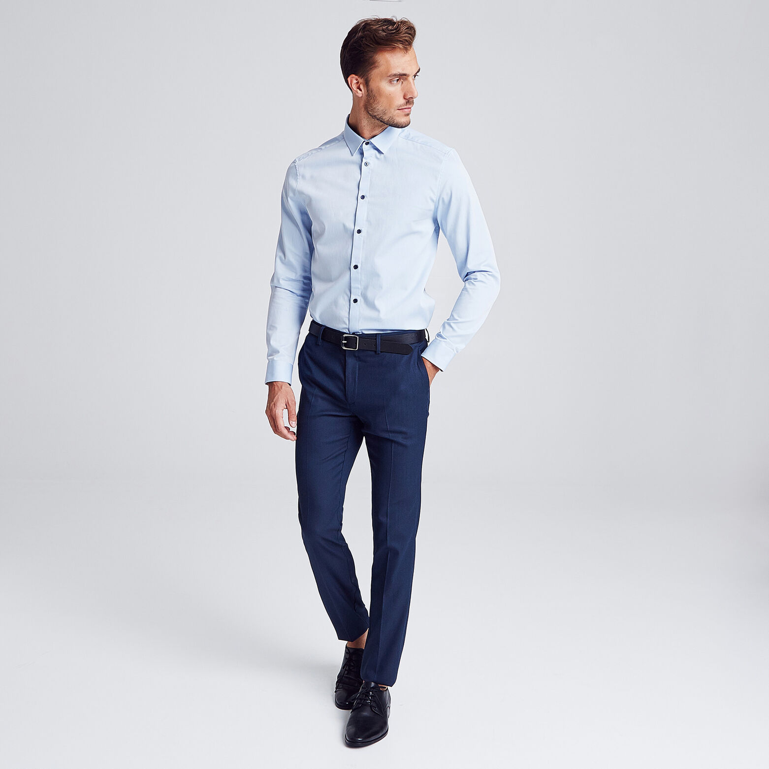 Chemise coupe Regular armurée
