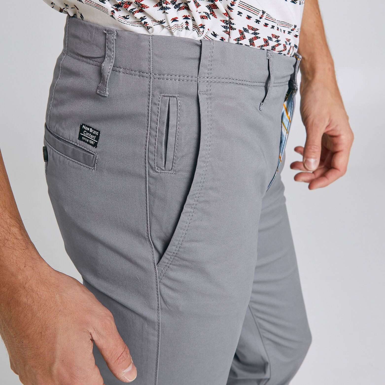 Pantalon chino slim sasha