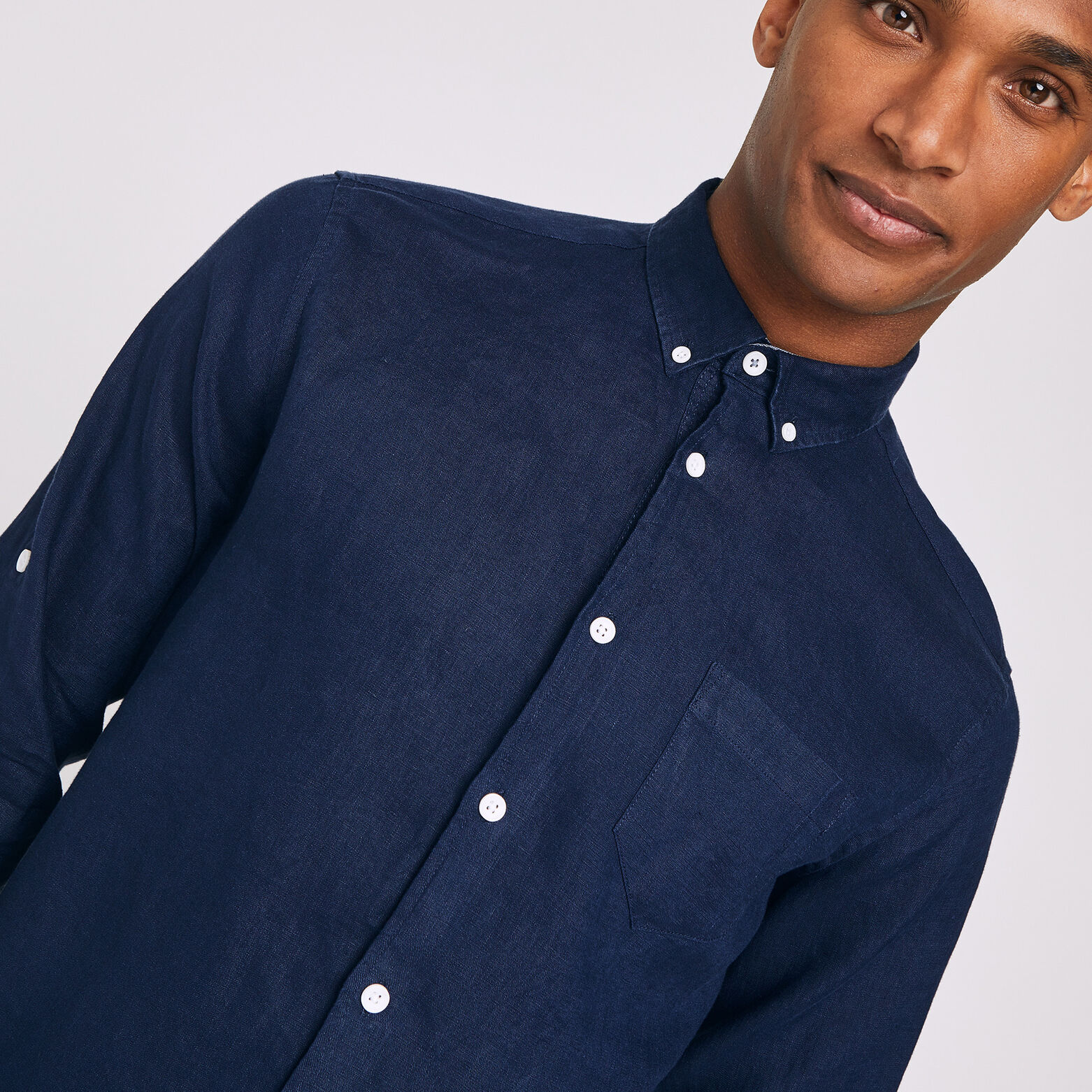 Chemise regular lin