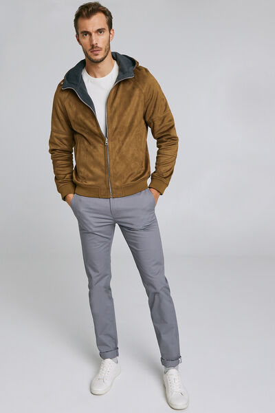 Blouson suédine réversible